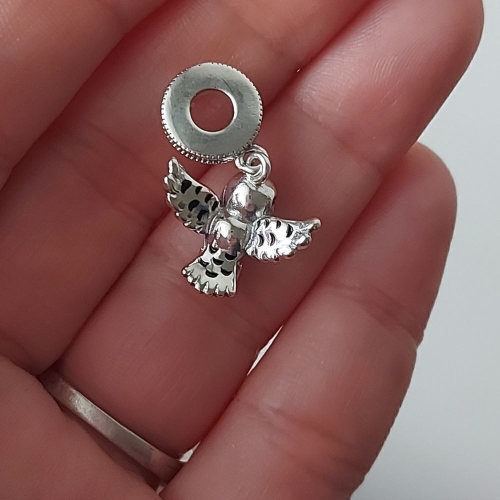 925 Silver Harry Potter Hedwig Charm - Picture 5 of 7